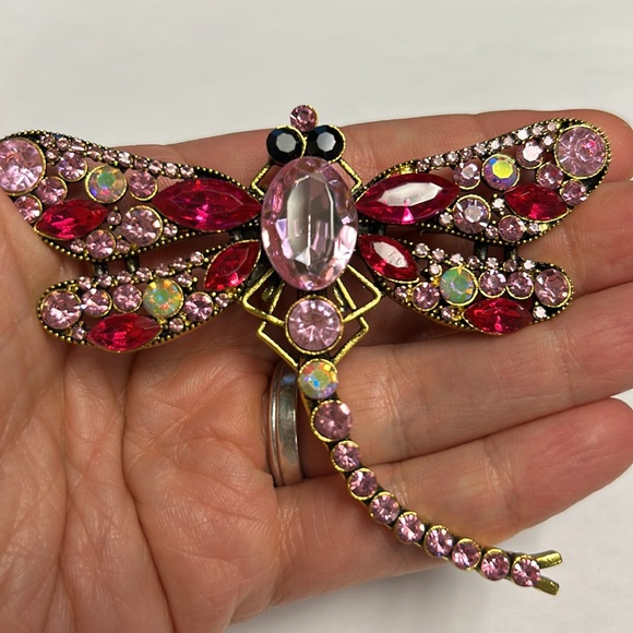 Dragonfly Brooch - CHOOSE ONE - Contemporary - Gold or Silver Tone - New - Picture 3 of 7